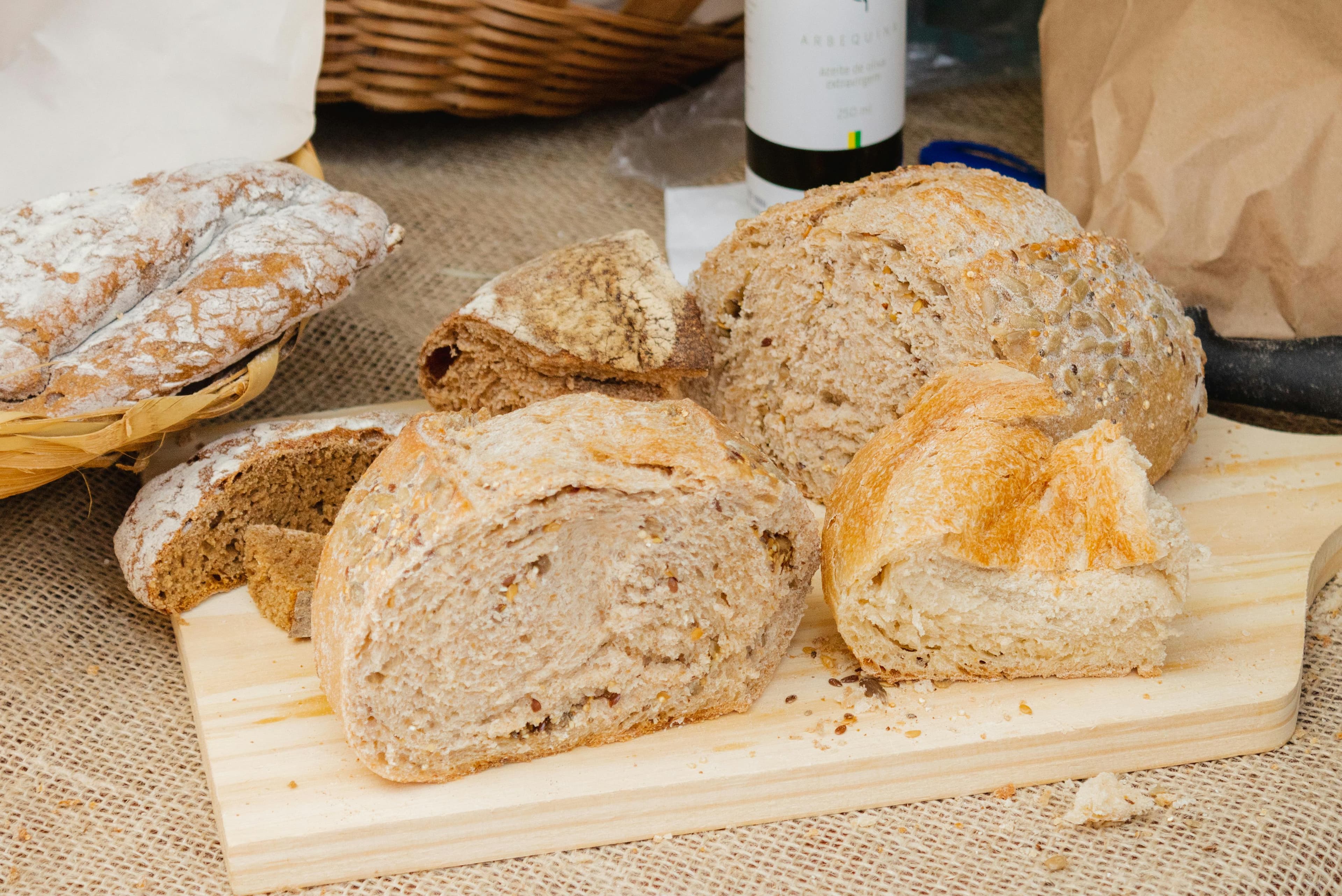 Trying my first boule: flat
